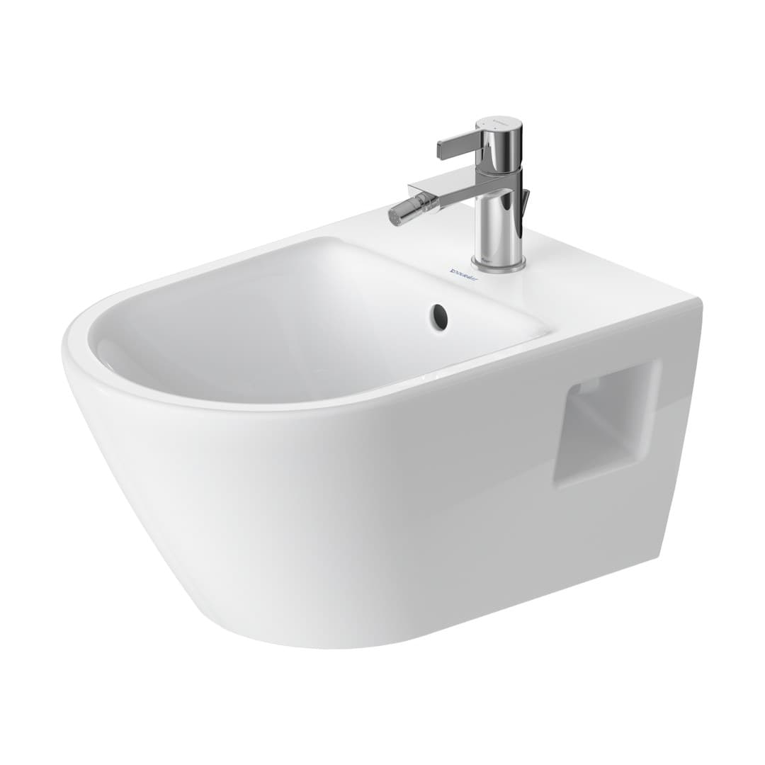 Duravit D-Neo – Μπιντέ Κρεμαστό – 360×540 mm, με υλικά στήριξης — – White High Gloss (2295150000)