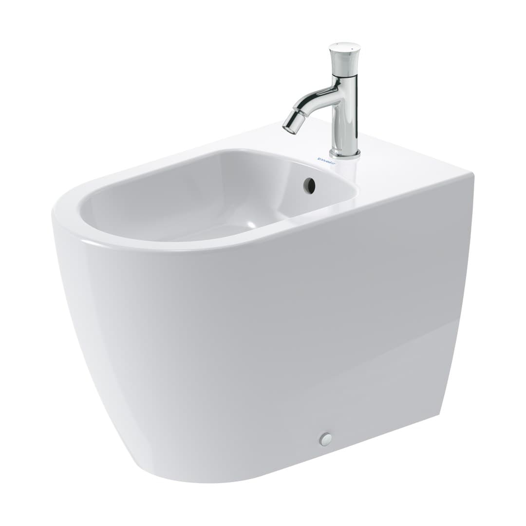 Duravit Bento Starck Box – Μπιντέ Δαπέδου – White High Gloss, HygieneGlaze (2299102000)