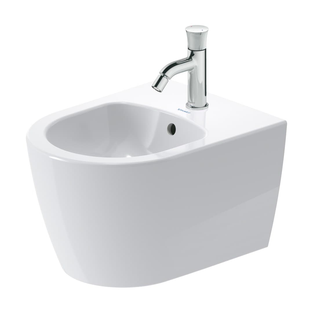 Duravit Bento Starck Box – Μπιντέ Κρεμαστό – 370×480 mm – White High Gloss, HygieneGlaze (2299152000)