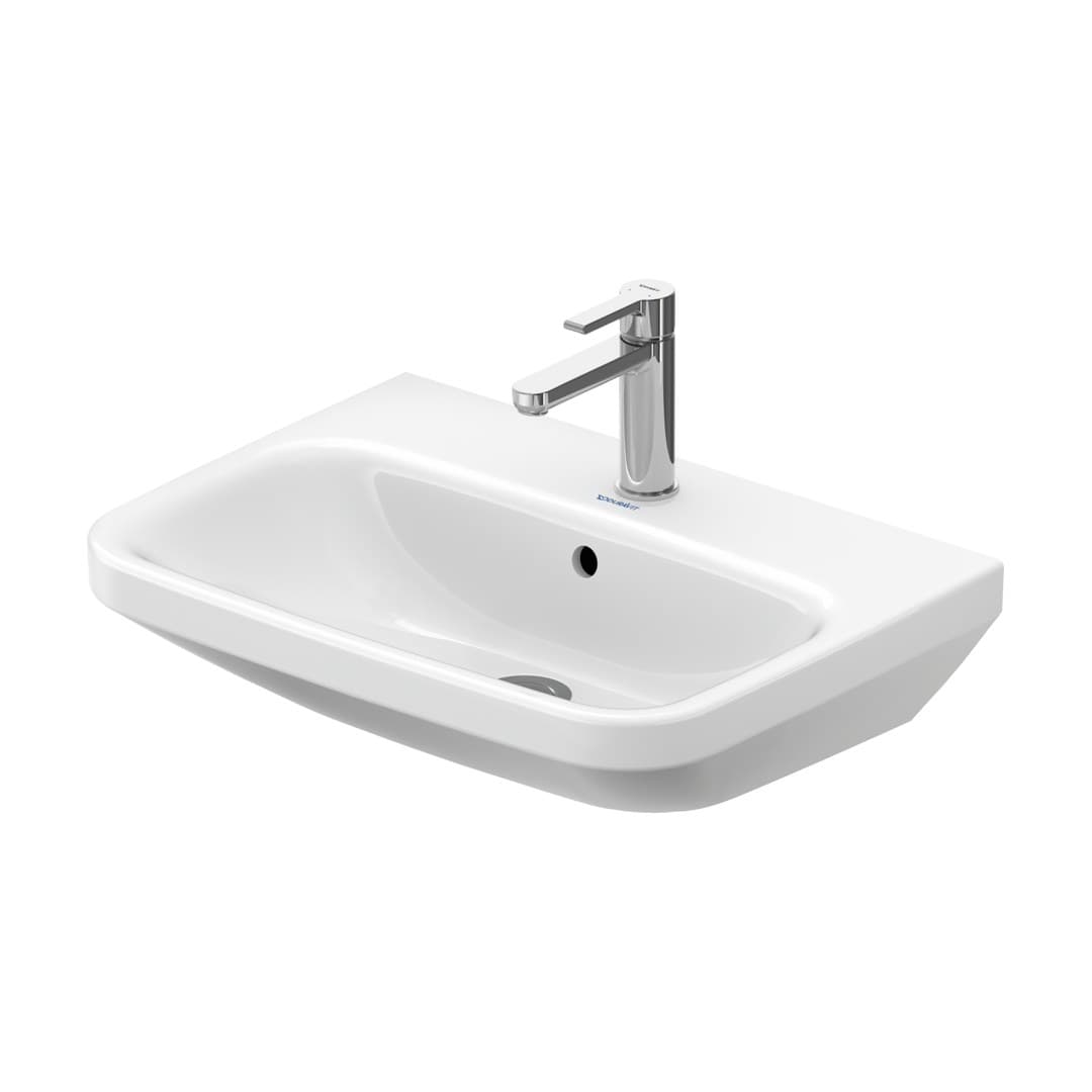 Duravit DuraStyle – Νιπτήρας Κρεμαστός – 600×440 mm, 1 οπή, με υπερχείλιση – White High Gloss (2319600000)