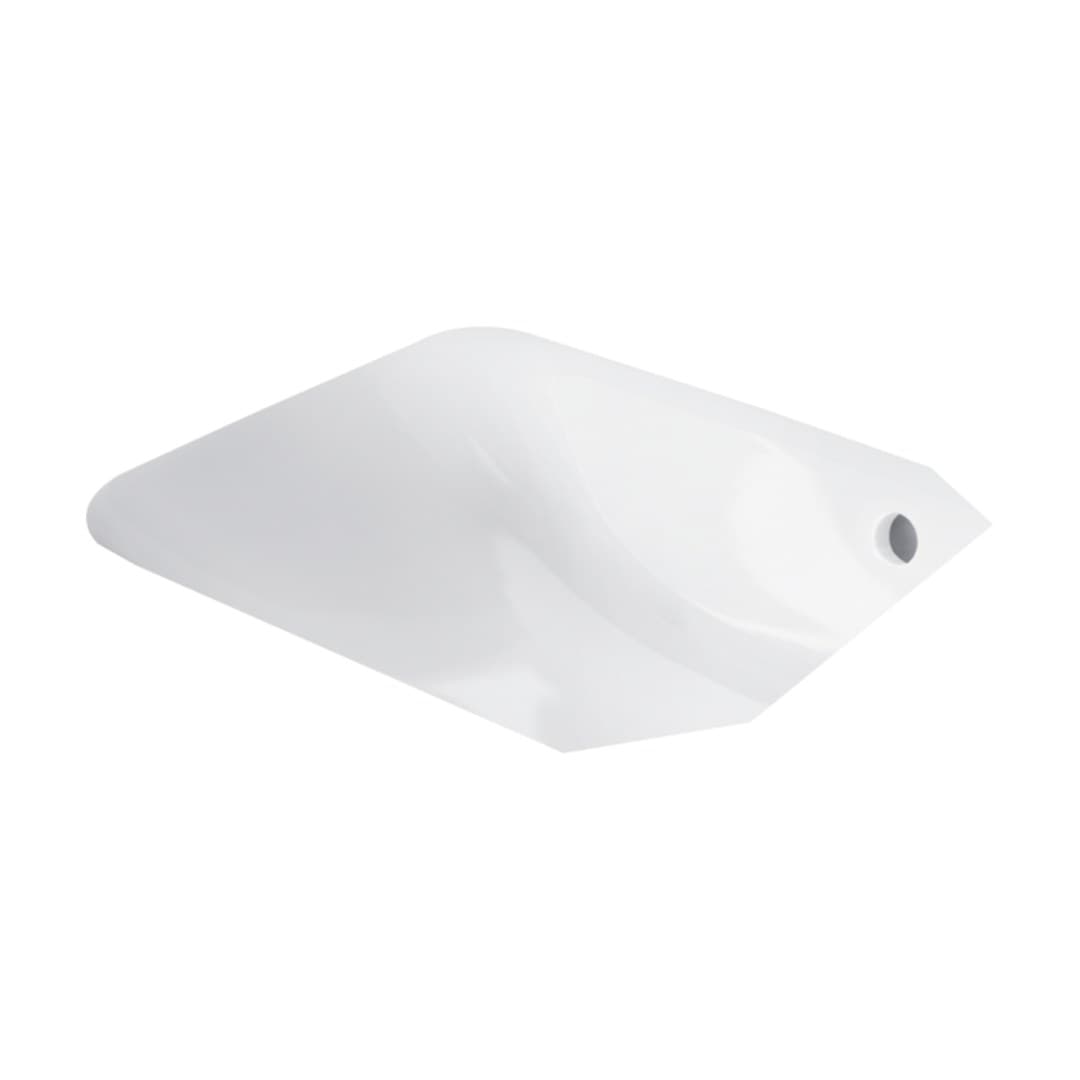 Duravit DuraStyle – Νιπτήρας Κρεμαστός – 800×480 mm, 1 οπή, με υπερχείλιση, γούρνα δεξιά – White High Gloss (2326800000)