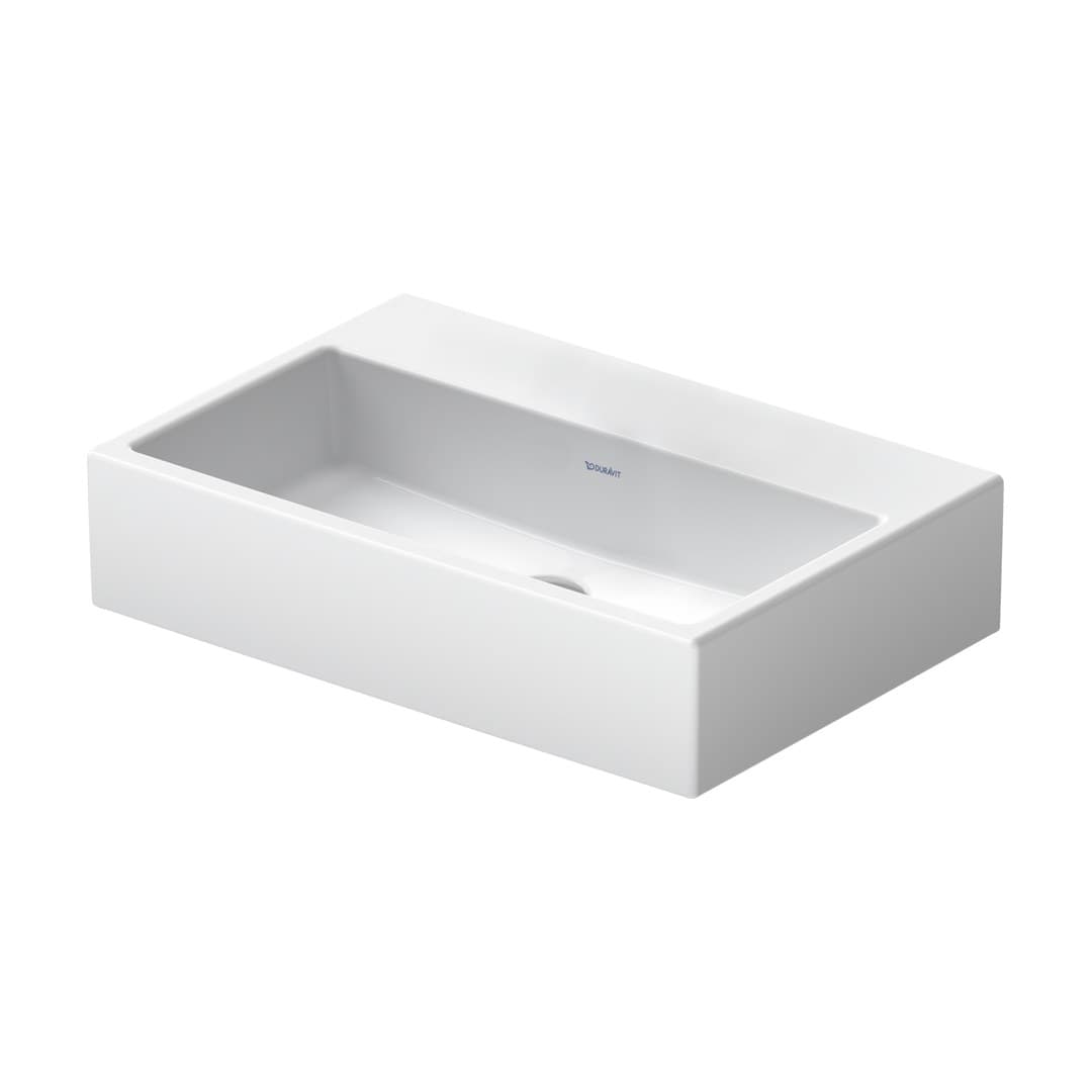 Duravit Vero Air – Νιπτήρας Κρεμαστός – 600×400 mm, χωρίς οπή, χωρίς υπερχείλιση – White High Gloss (2368600079)