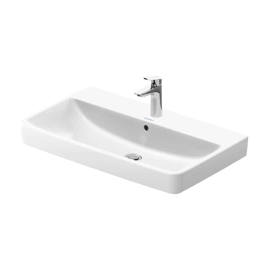 Duravit No.1 – Νιπτήρας Κρεμαστός – 800×460 mm, 1 οπή, με υπερχείλιση – White High Gloss (23758000002)