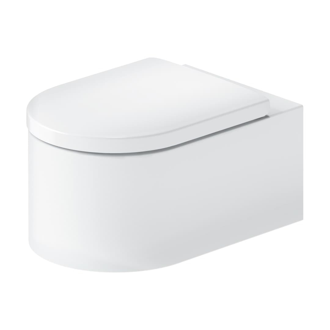 Duravit Vitrium – Λεκάνη Κρεμαστή – 385×570 mm – White High Gloss, Satin Matt, DuraShield (250409FF00)