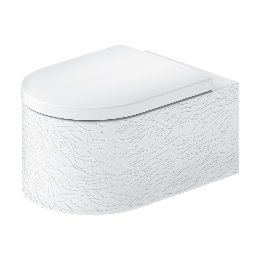 Duravit Vitrium – Λεκάνη Κρεμαστή – 385×570 mm – White High Gloss, Satin Matt, DuraShield (250609FF00)