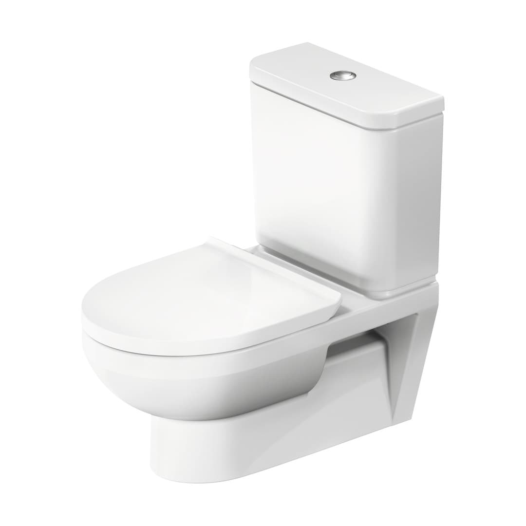 Duravit Duravit No.1 – Λεκάνη Κρεμαστή – 365×650 mm, Rimless – White High Gloss (25120900002)