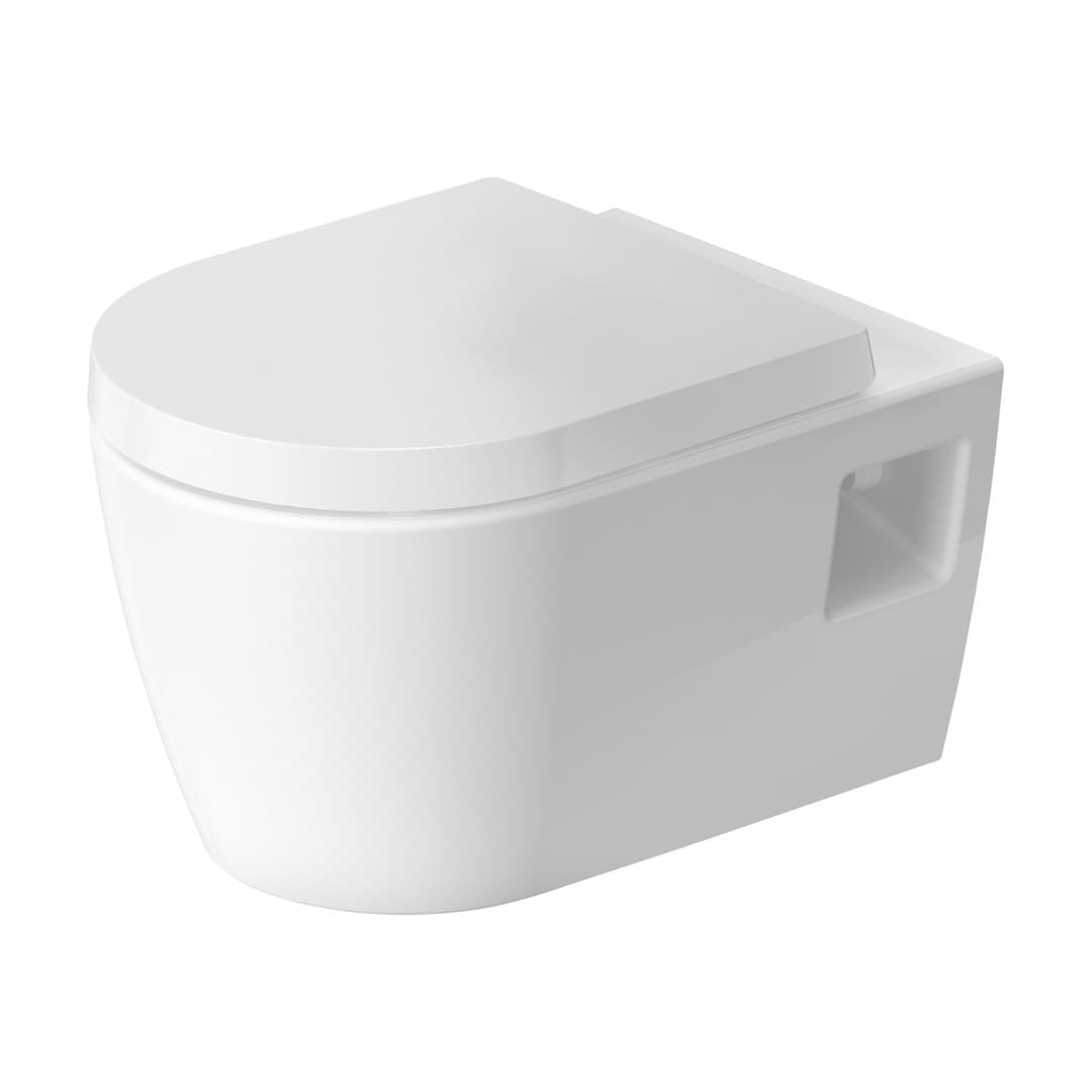 Duravit ME by Starck – Λεκάνη Κρεμαστή – 370×540 mm, HygieneFlush, καζανάκι 4,5 – White High Gloss, HygieneGlaze (2517092000)