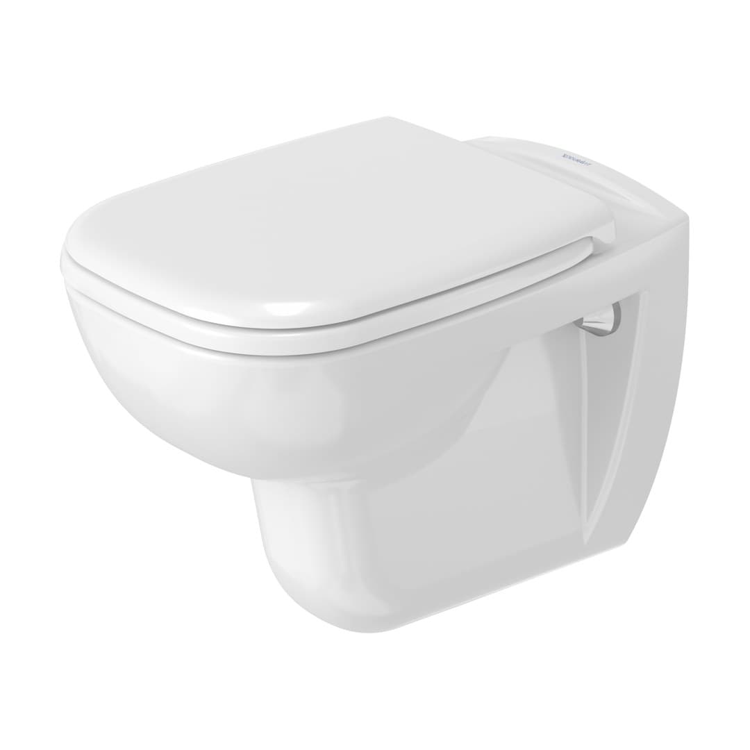 Duravit D-Code – Λεκάνη Κρεμαστή – 355×545 mm – White High Gloss (25350900002)