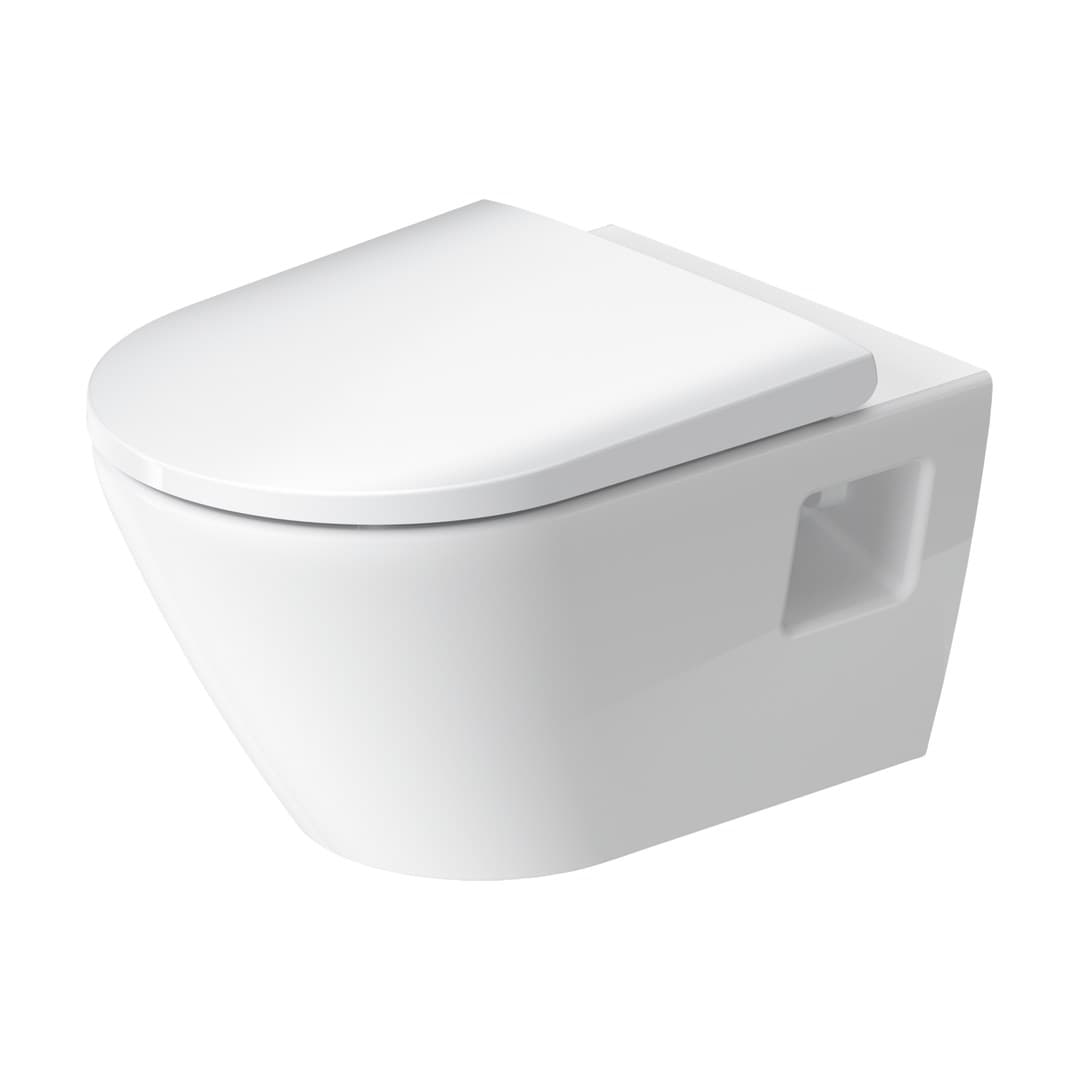Duravit D-Neo – Λεκάνη Κρεμαστή – 370×540 mm, Rimless – White High Gloss (2578090000)