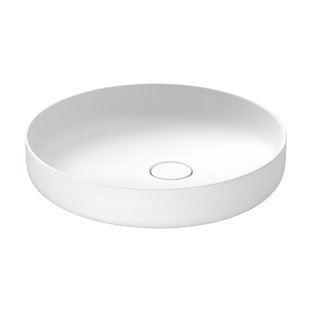 Duravit Vitrium – Νιπτήρας Επικαθήμενος – 460×460 mm, χωρίς οπή, χωρίς υπερχείλιση – White Satin Matt (2661463279)