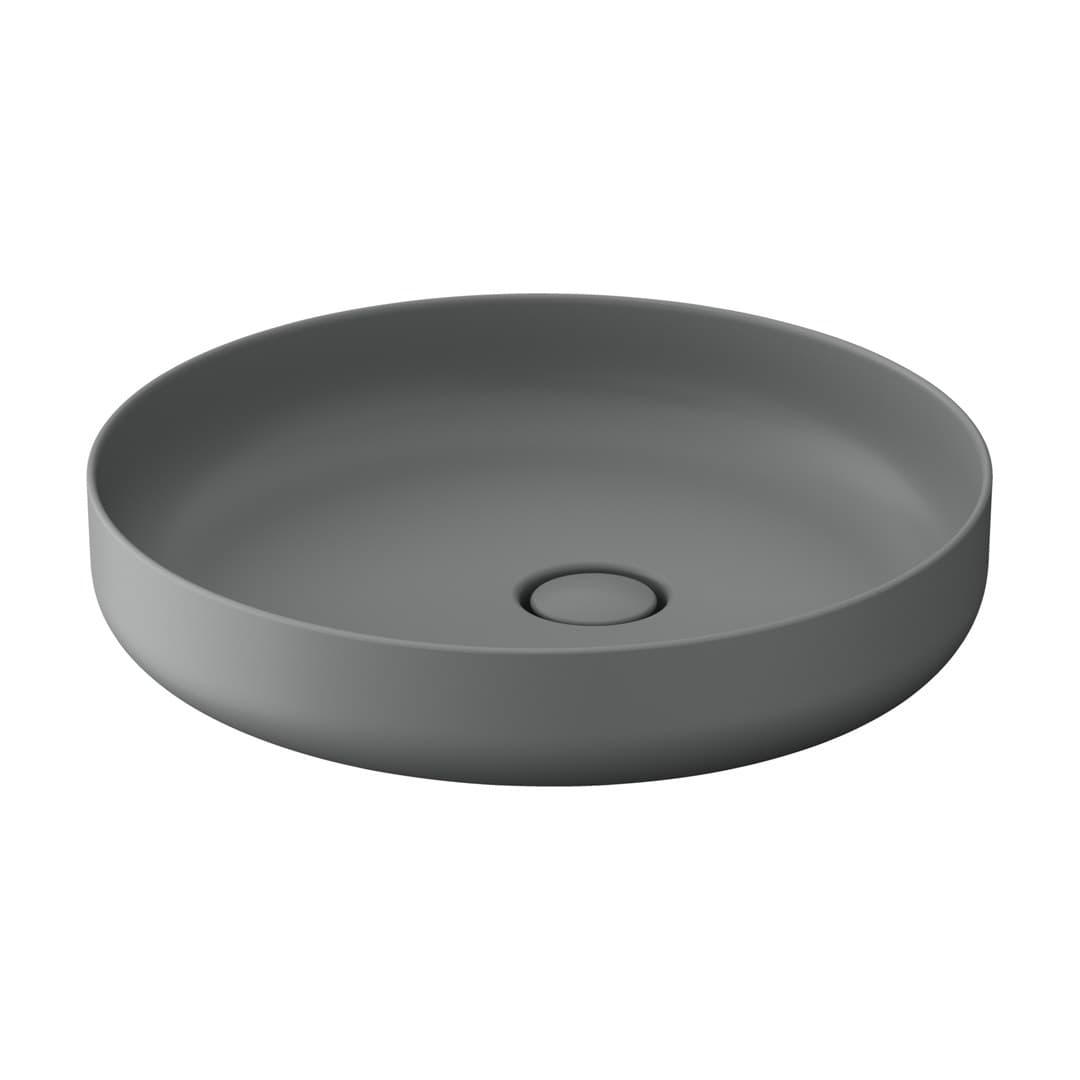 Duravit Vitrium – Νιπτήρας Επικαθήμενος – 460×460 mm, χωρίς οπή, χωρίς υπερχείλιση – Light grey Matt (266146HD79)