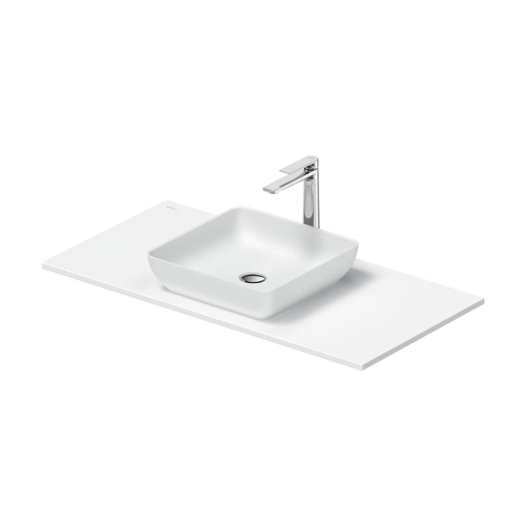 Duravit Sivida – Νιπτήρας Επικαθήμενος – 1020×510 mm, χωρίς οπή, χωρίς υπερχείλιση – White Satin Matt (2680083200)