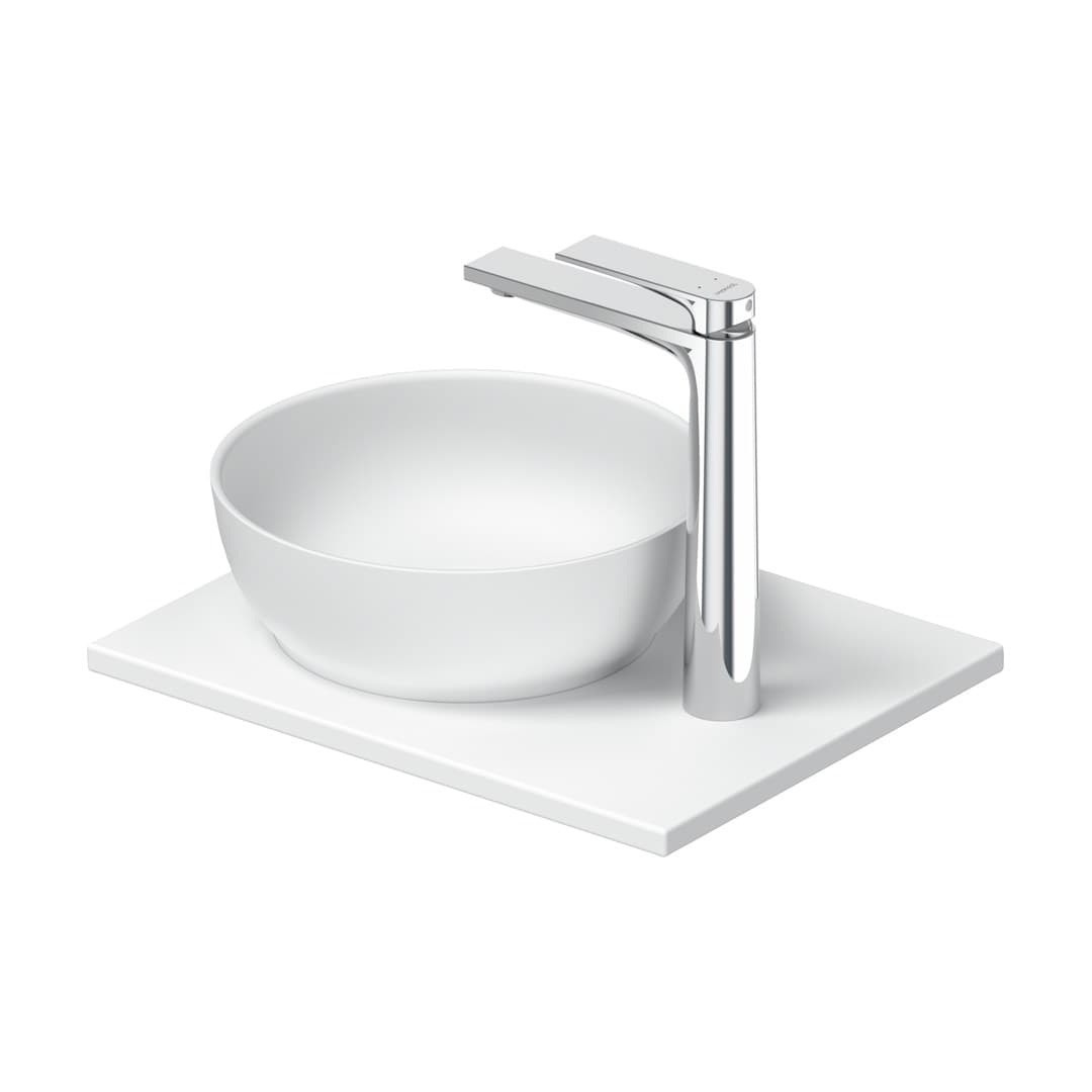 Duravit Sivida – Νιπτήρας Επικαθήμενος – 410×330 mm, χωρίς οπή, χωρίς υπερχείλιση, Medical ναι – White Satin Matt (2680223200)