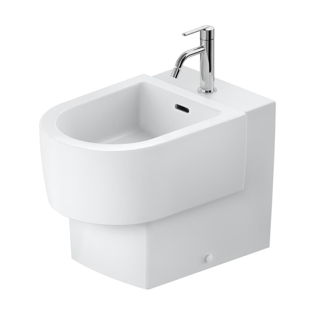 Duravit Balcoon – Μπιντέ Δαπέδου – White Satin Matt, DuraShield (272610AC00)
