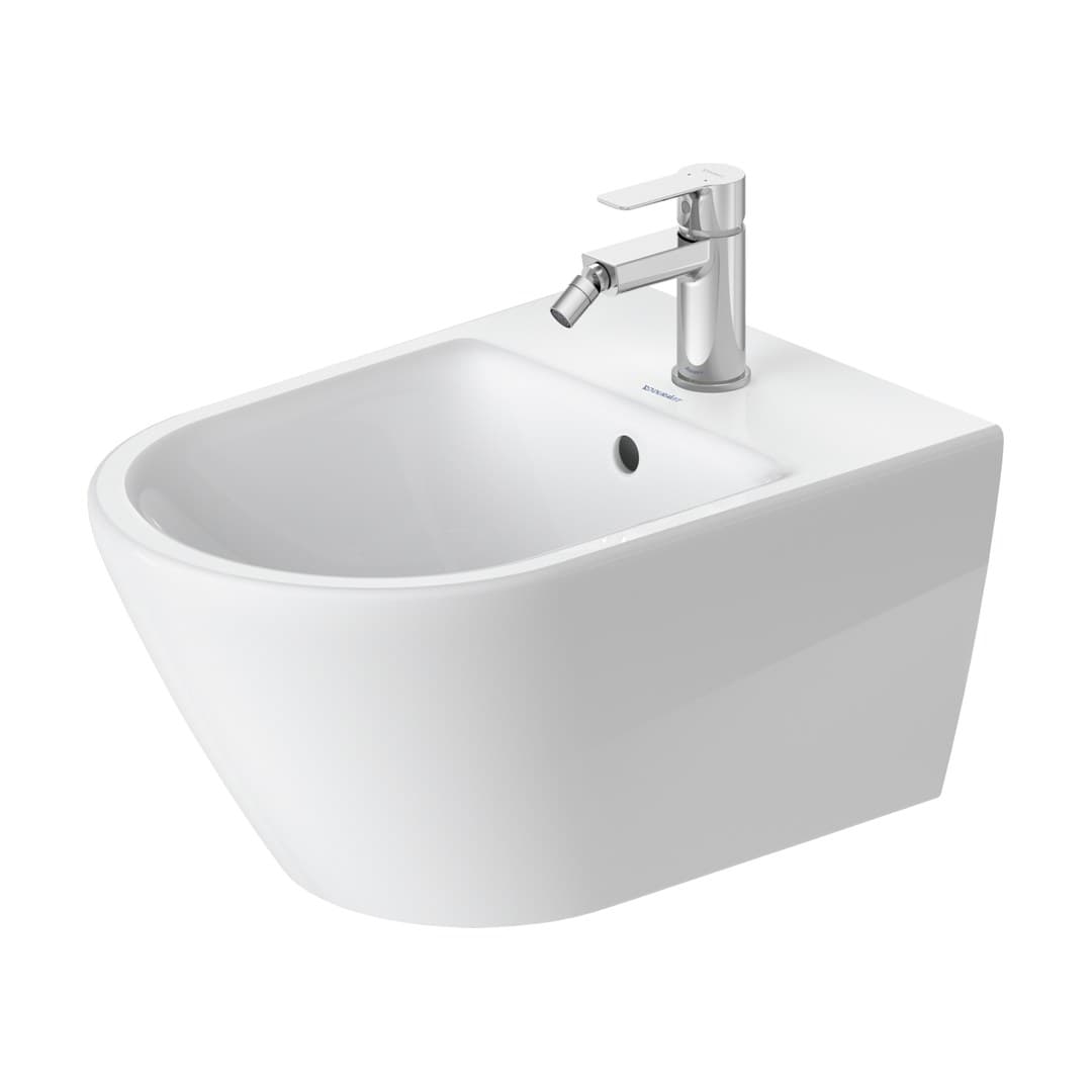 Duravit D-Code – Μπιντέ Κρεμαστό – 360×540 mm – White High Gloss (27271500002)