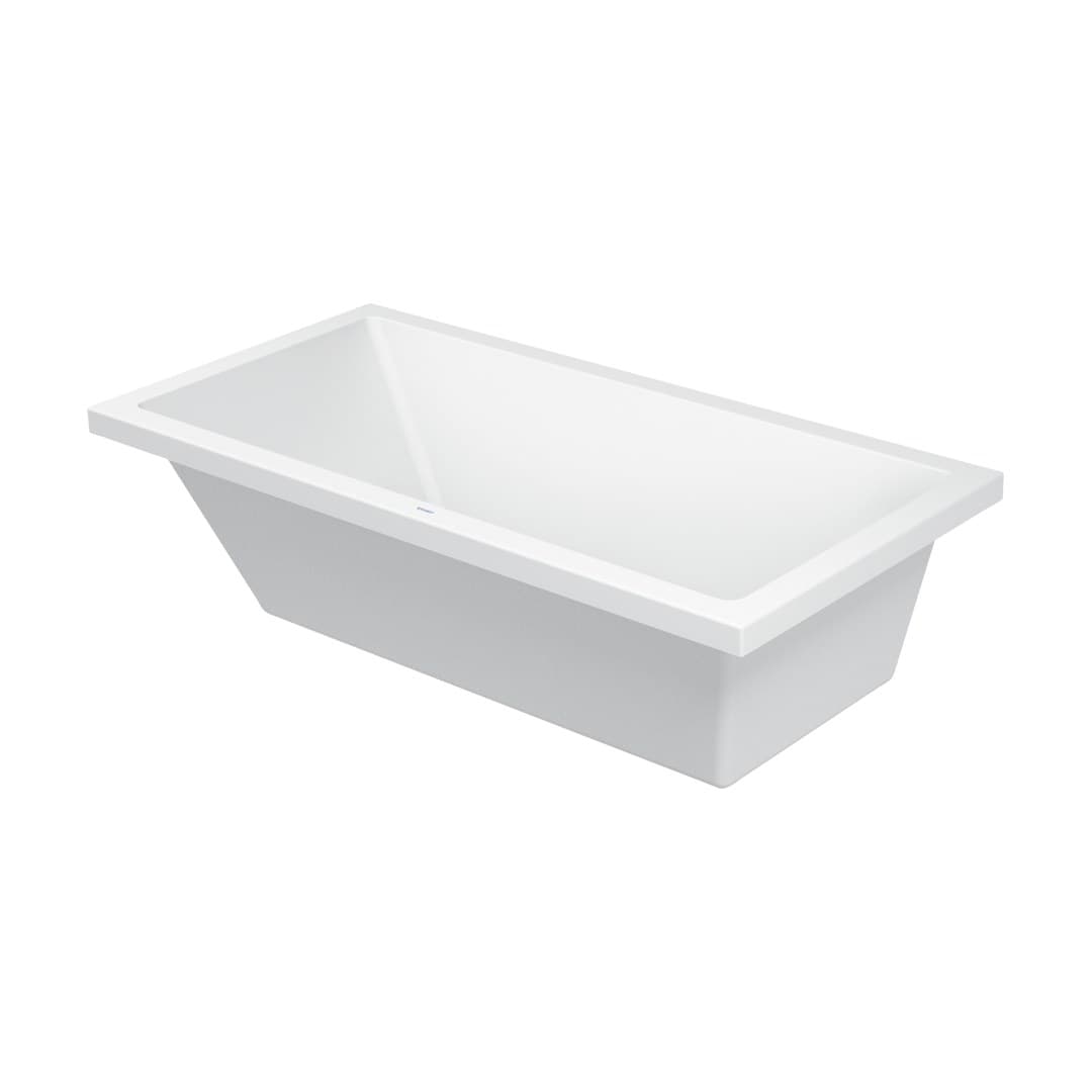 Duravit Starck – Μπανιέρα – 1800×900 mm, εντοιχιζόμενη, αποχέτευση Foot end – White Glossy (700050000000000)