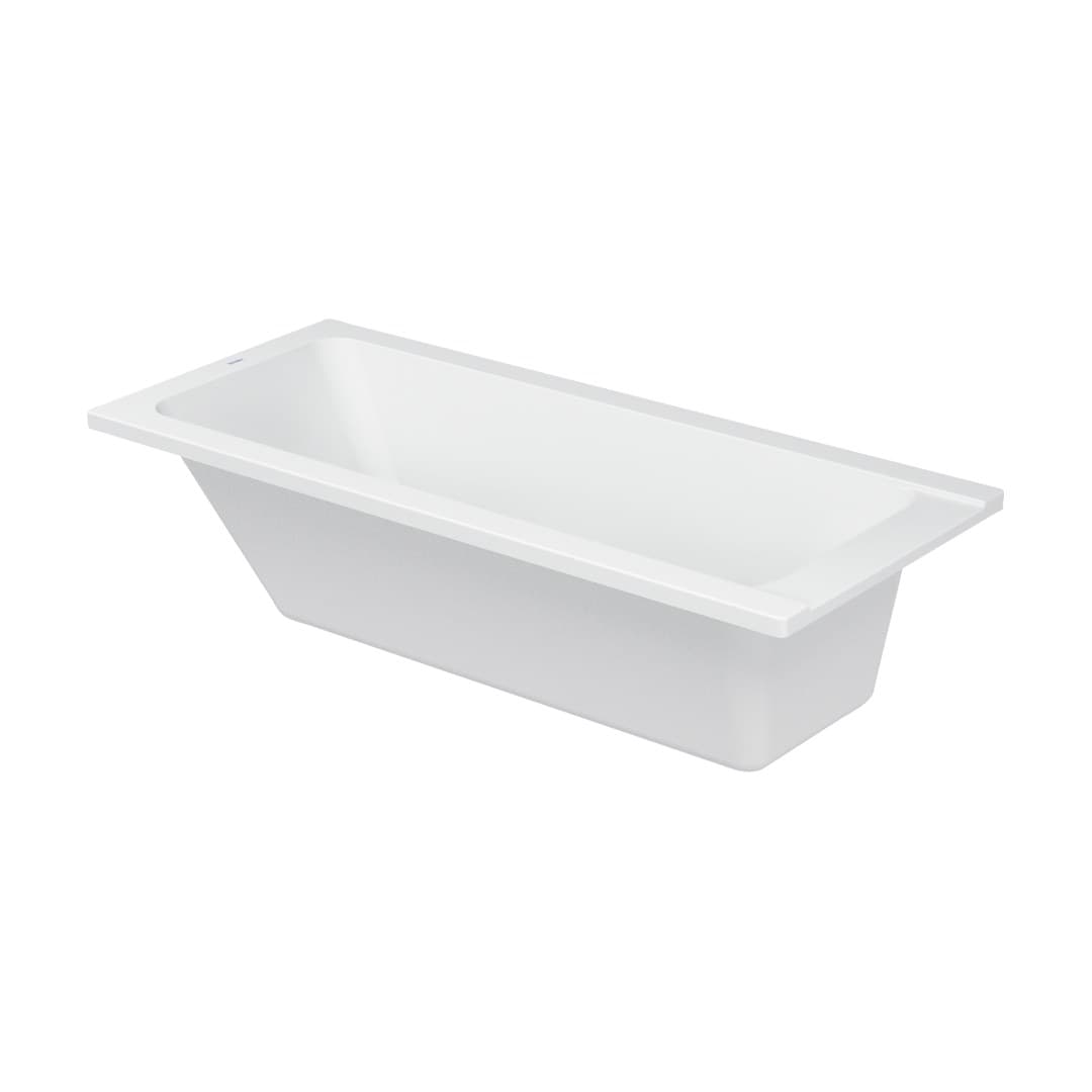 Duravit D-Code – Μπανιέρα – 1600×700 mm, εντοιχιζόμενη – White Glossy (700096000000000)