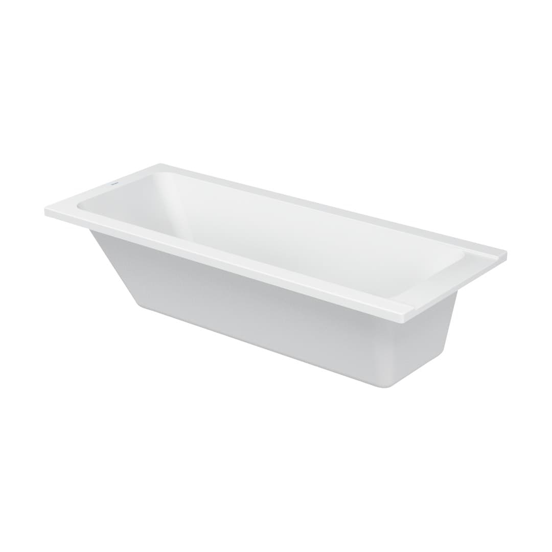 Duravit D-Code – Μπανιέρα – 1700×700 mm, εντοιχιζόμενη, αποχέτευση Middle – White Glossy (700097000000000)