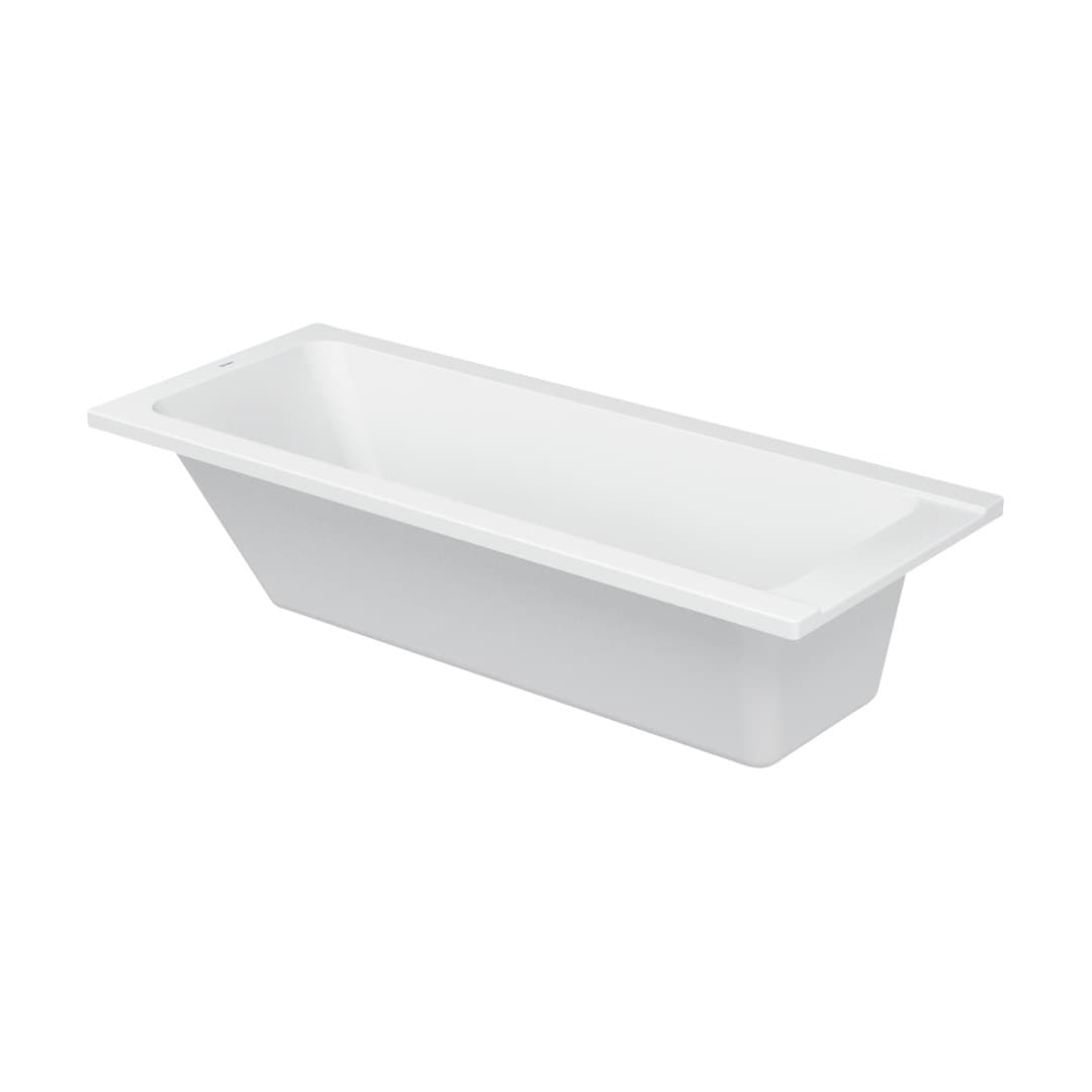 Duravit D-Code – Μπανιέρα – 1700×750 mm, εντοιχιζόμενη, αποχέτευση Middle – White Glossy (700099000000000)
