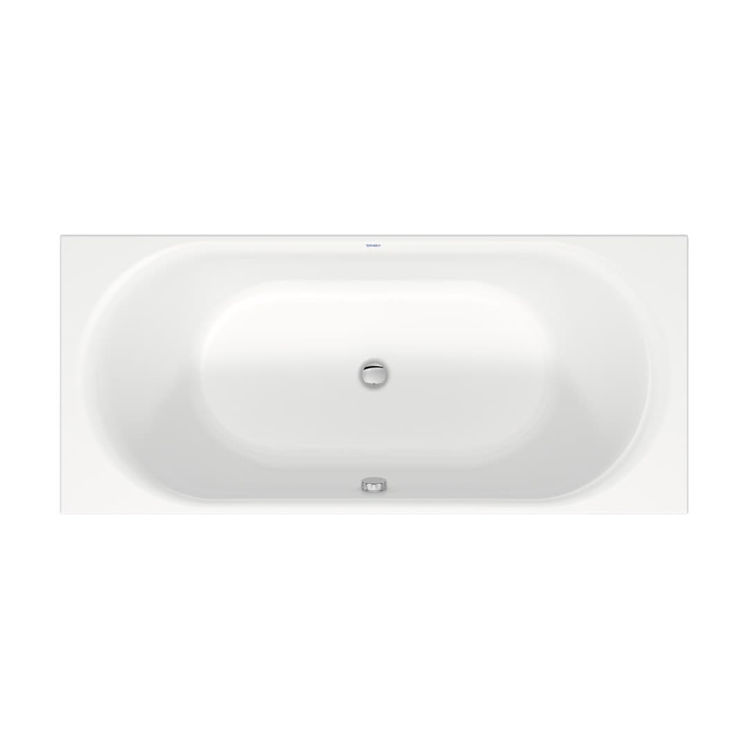 Duravit D-Neo – Μπανιέρα – 1800×800 mm, εντοιχιζόμενη, αποχέτευση Middle – White Glossy (700476000000000)