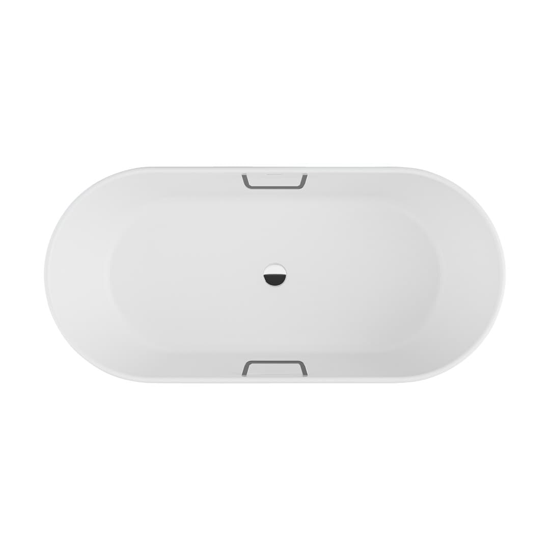Duravit Trento – Μπανιέρα – 1800×800 mm, ελεύθερη, με ποδιά – White Matt (700630000010060)