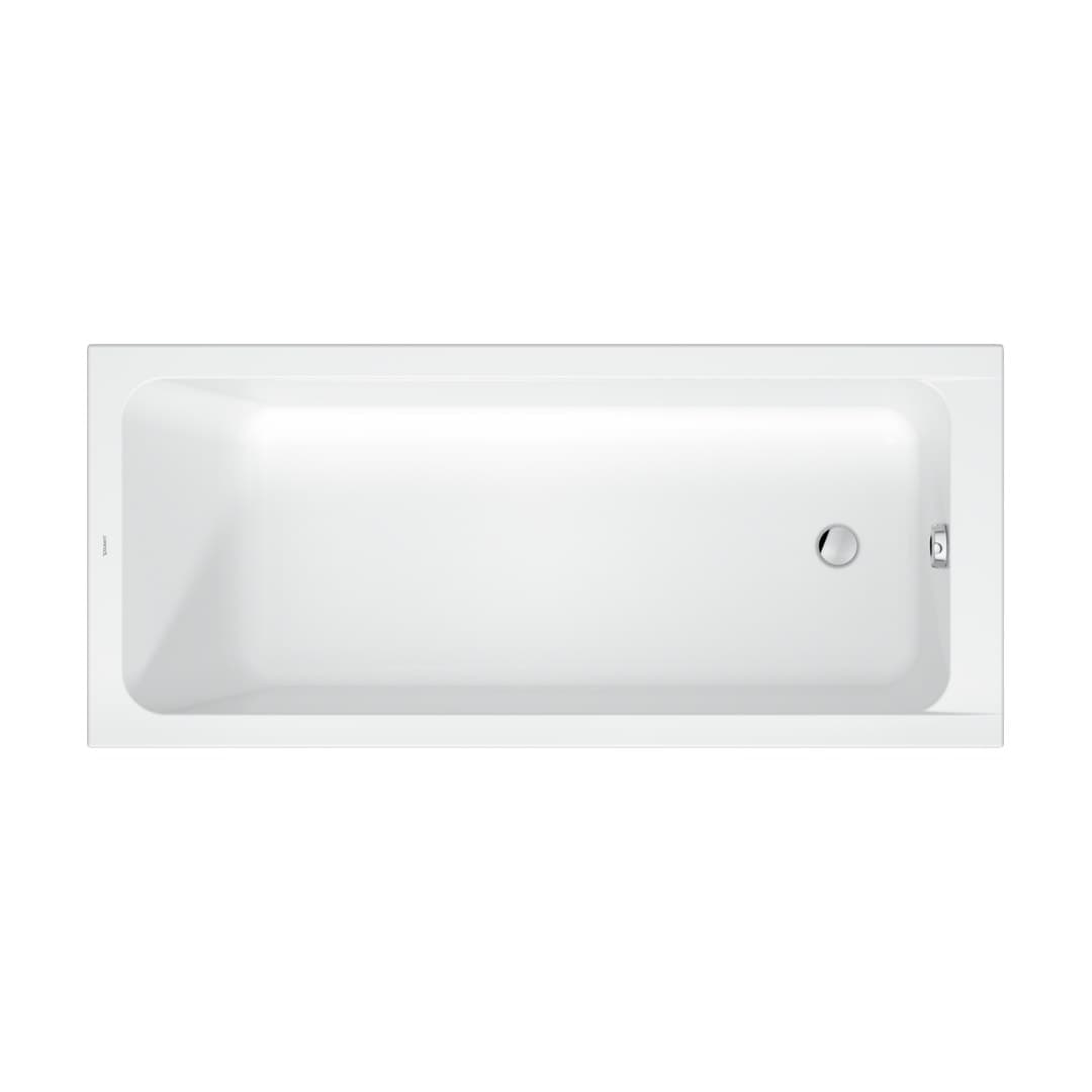 Duravit D-Code – Μπανιέρα – 1700×750 mm, εντοιχιζόμενη, αποχέτευση Foot end, 1700×750×470 mm – White Glossy (700671000000000)