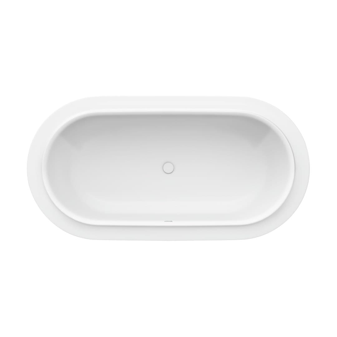 Duravit Vitrium – Μπανιέρα – 1850×950 mm, ελεύθερη, με ποδιά – White Matt (700703320000000)
