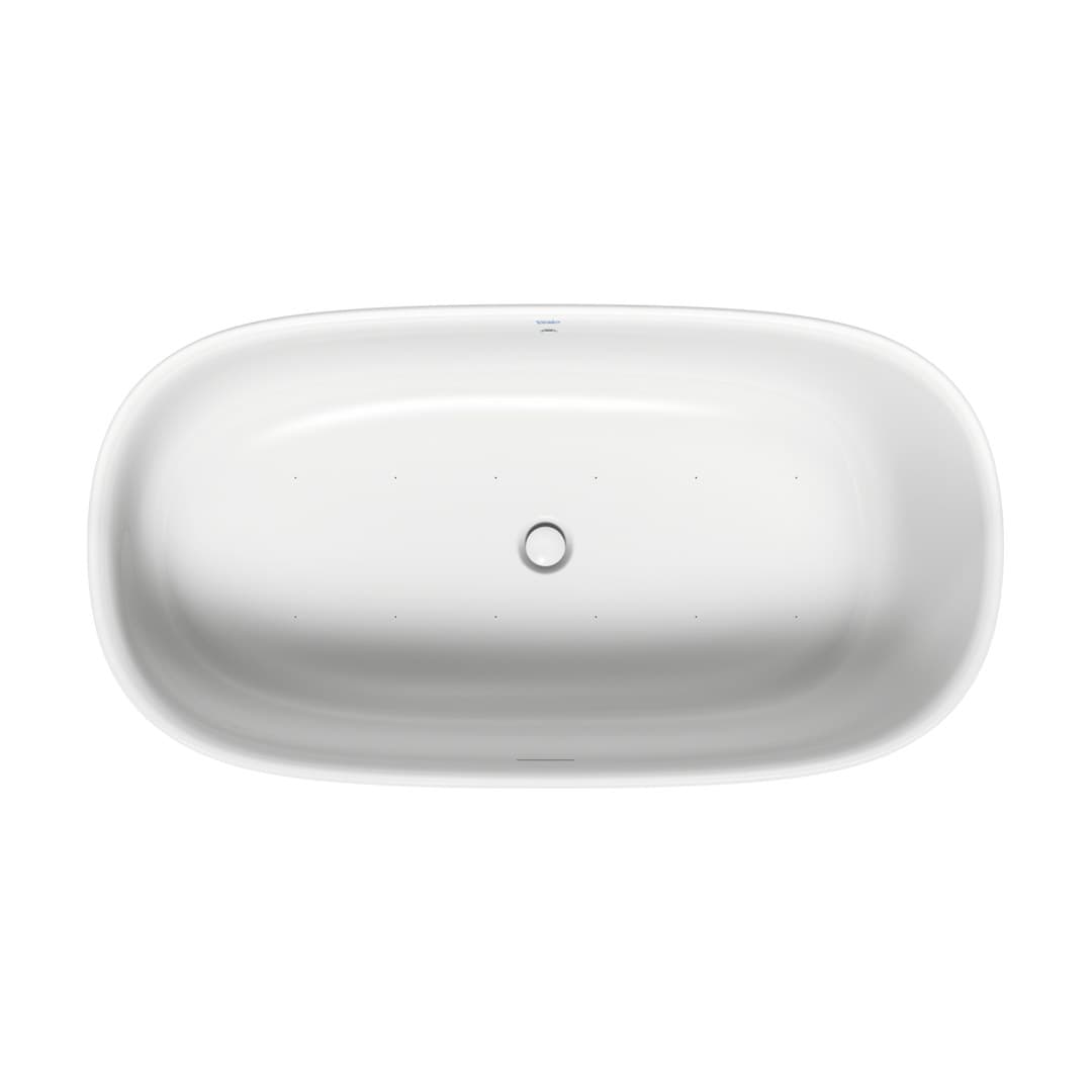 Duravit Zencha – Μπανιέρα – 1600×850 mm, ελεύθερη, υδρομασάζ Air-System, με ποδιά – White Matt (760462000AS0000)