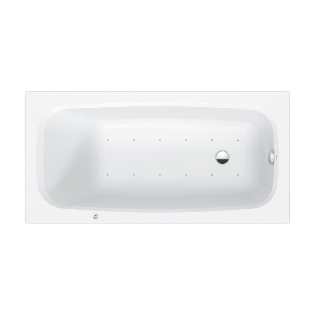 Duravit Aurena – Μπανιέρα – 1500×750 mm, εντοιχιζόμενη, υδρομασάζ Air-System – White Matt (760545BA0AS0000)