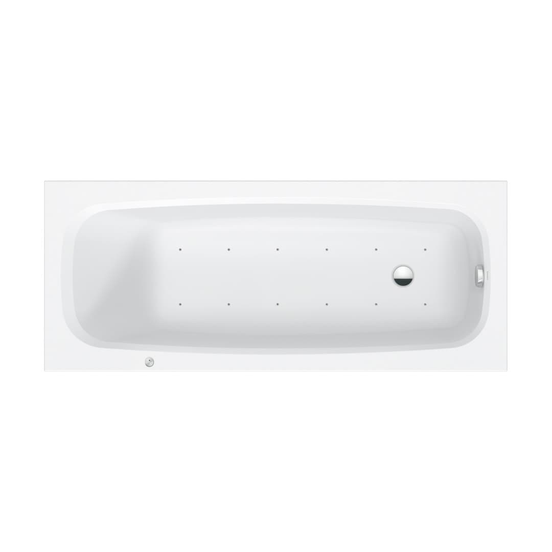 Duravit Aurena – Μπανιέρα – 1700×700 mm, εντοιχιζόμενη, υδρομασάζ Air-System – White Matt (760547BA0AS0000)