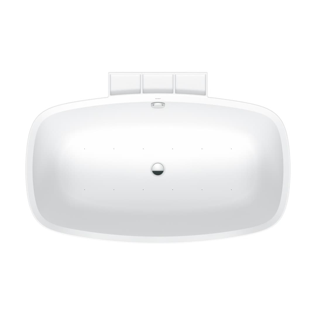Duravit Aurena – Μπανιέρα – 1600×1035 mm, back-to-wall, υδρομασάζ Air-System, με ποδιά – White Matt (760551BB0AS0000)