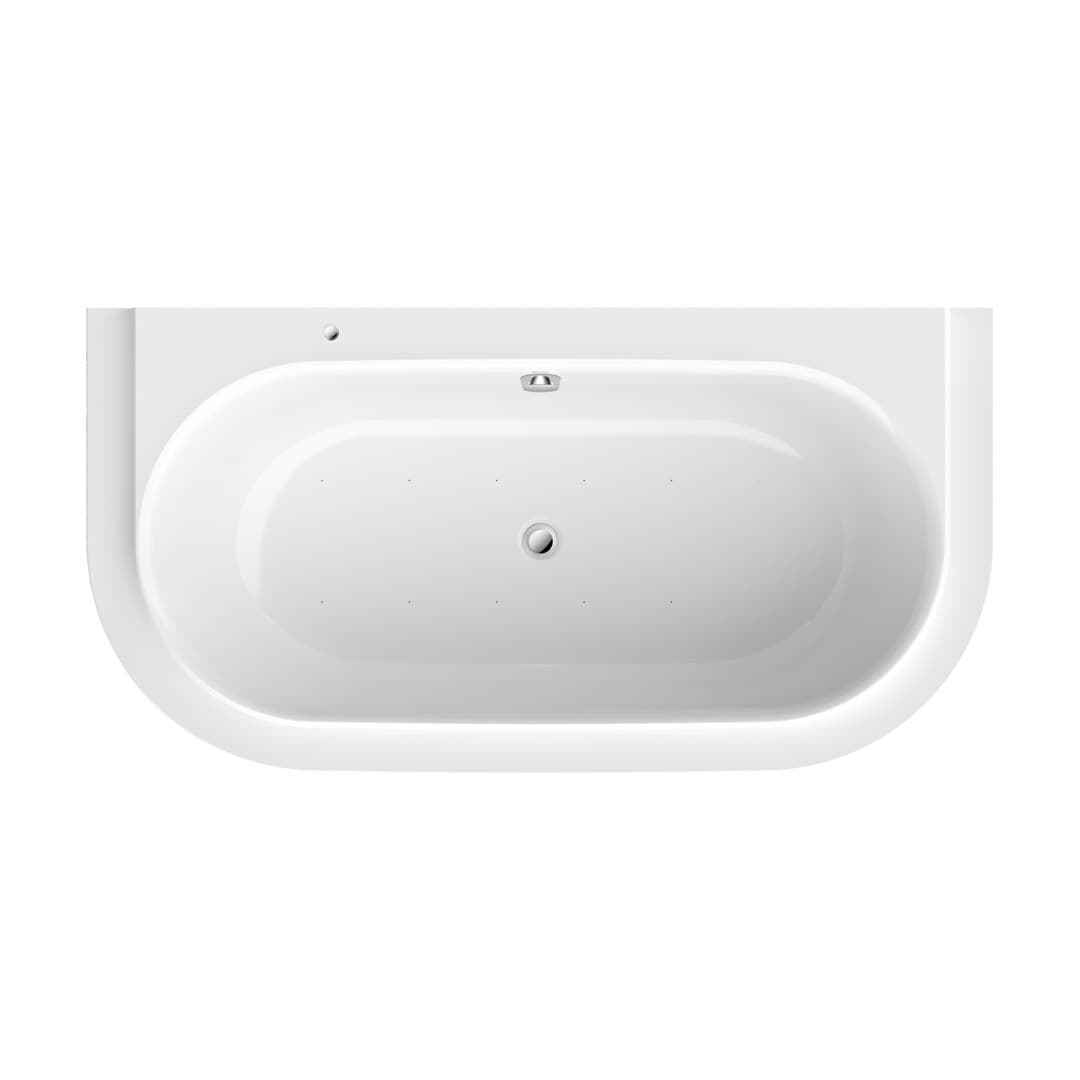 Duravit Vitrium – Μπανιέρα – 1850×950 mm, back-to-wall, υδρομασάζ Air-System, με ποδιά – White Matt (760702320AS0000)