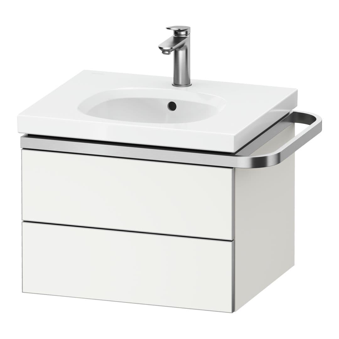 Duravit Aurena – Έπιπλο Νιπτήρα – 584 mm, 2 συρτάρια, νιπτήρας κέντρο, μοντέλο AU4561 – White Super Matt, Decor (AU4561084840000)