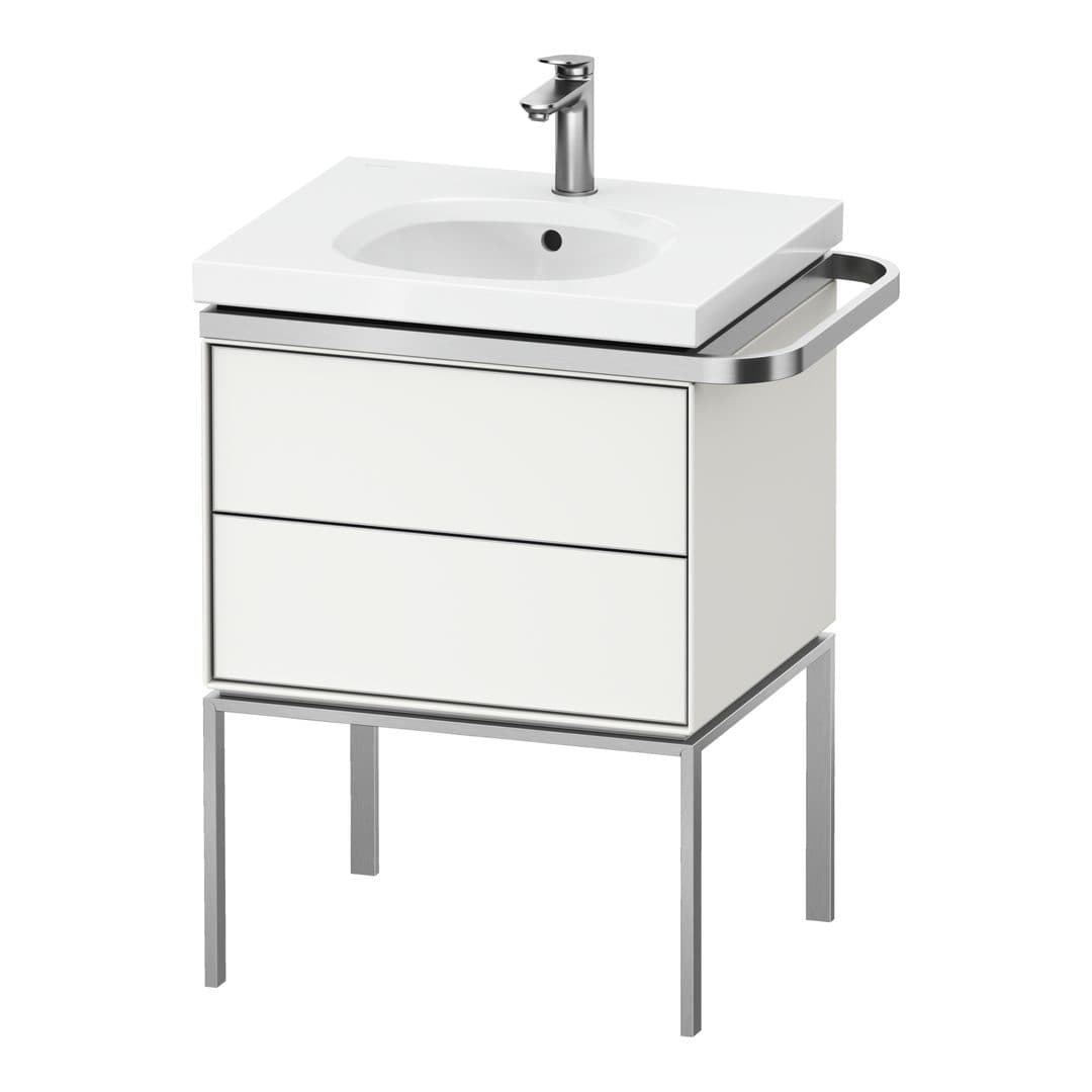 Duravit Aurena – Έπιπλο Νιπτήρα – 584 mm, 2 συρτάρια, νιπτήρας κέντρο, μοντέλο AU4571 – White Satin Matt, Lacquer (AU4571036360000)