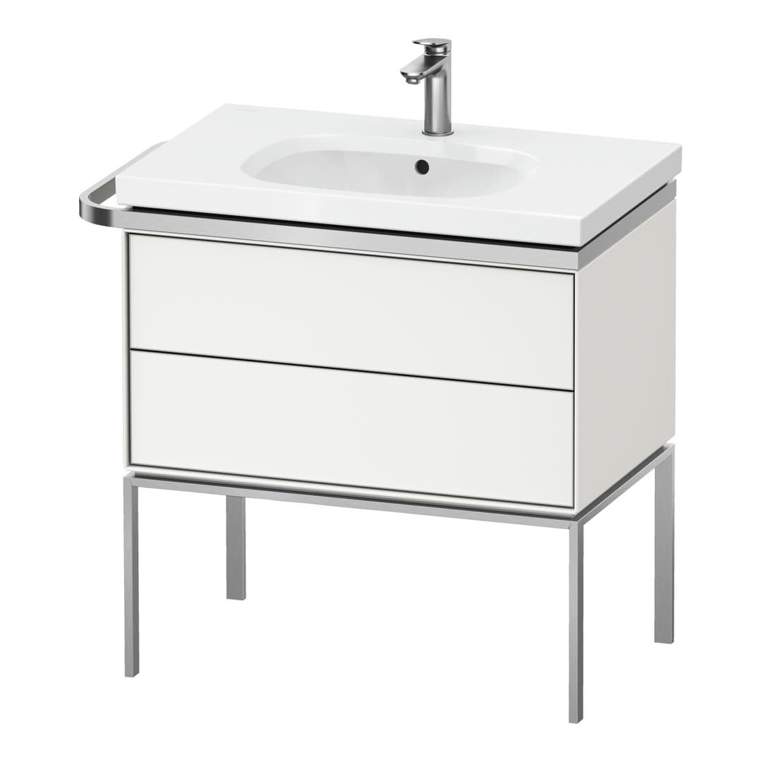 Duravit Aurena – Έπιπλο Νιπτήρα – 784 mm, 2 συρτάρια, νιπτήρας κέντρο, μοντέλο AU4572 – White Satin Matt, Lacquer (AU4572036360000)