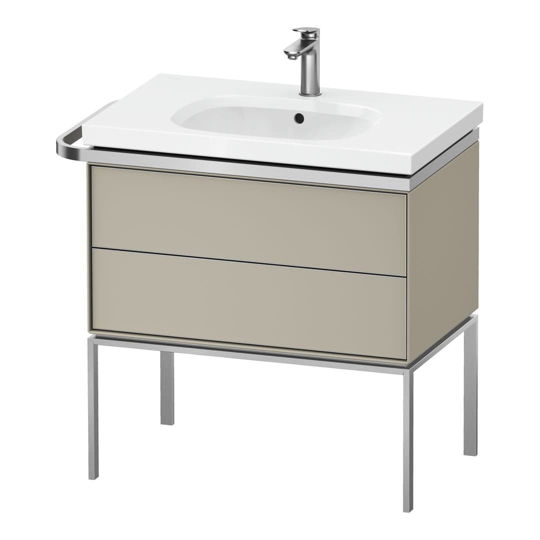 Duravit Aurena – Έπιπλο Νιπτήρα – 784 mm, 2 συρτάρια, νιπτήρας κέντρο, μοντέλο AU4572 – Taupe Satin Matt, Lacquer (AU4572060600000)