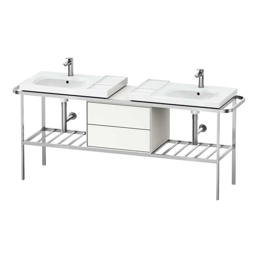 Duravit Aurena – Βάση Νιπτήρα – 1970 mm, με συρτάρι, 2 συρτάρια – White Satin Matt, Lacquer (AU4590036360000)