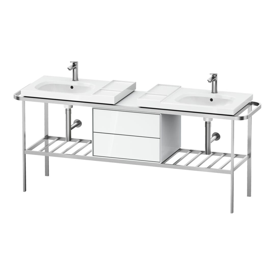 Duravit Aurena – Βάση Νιπτήρα – 1970 mm, με συρτάρι, 2 συρτάρια – White High Gloss, Lacquer (AU4590085850000)