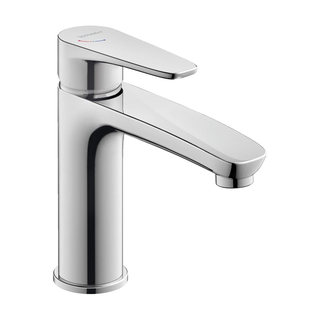 Duravit B.1 – Μπαταρία Νιπτήρα – M, FreshStart, MinusFlow, χωρίς βαλβίδα – Chrome High Gloss (B11023002010)