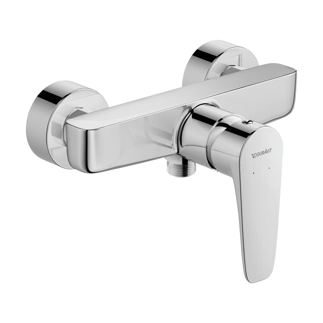 Duravit B.1 – Μπαταρία Λουτρού Τοίχου – για ντους – Chrome High Gloss (B14230000010)
