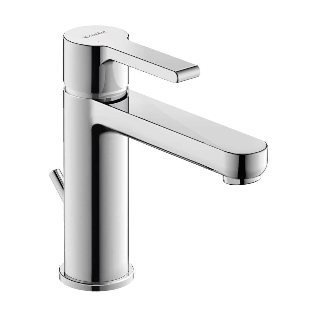 Duravit B.2 – Μπαταρία Νιπτήρα – M, με βαλβίδα – Chrome High Gloss (B21020001010)