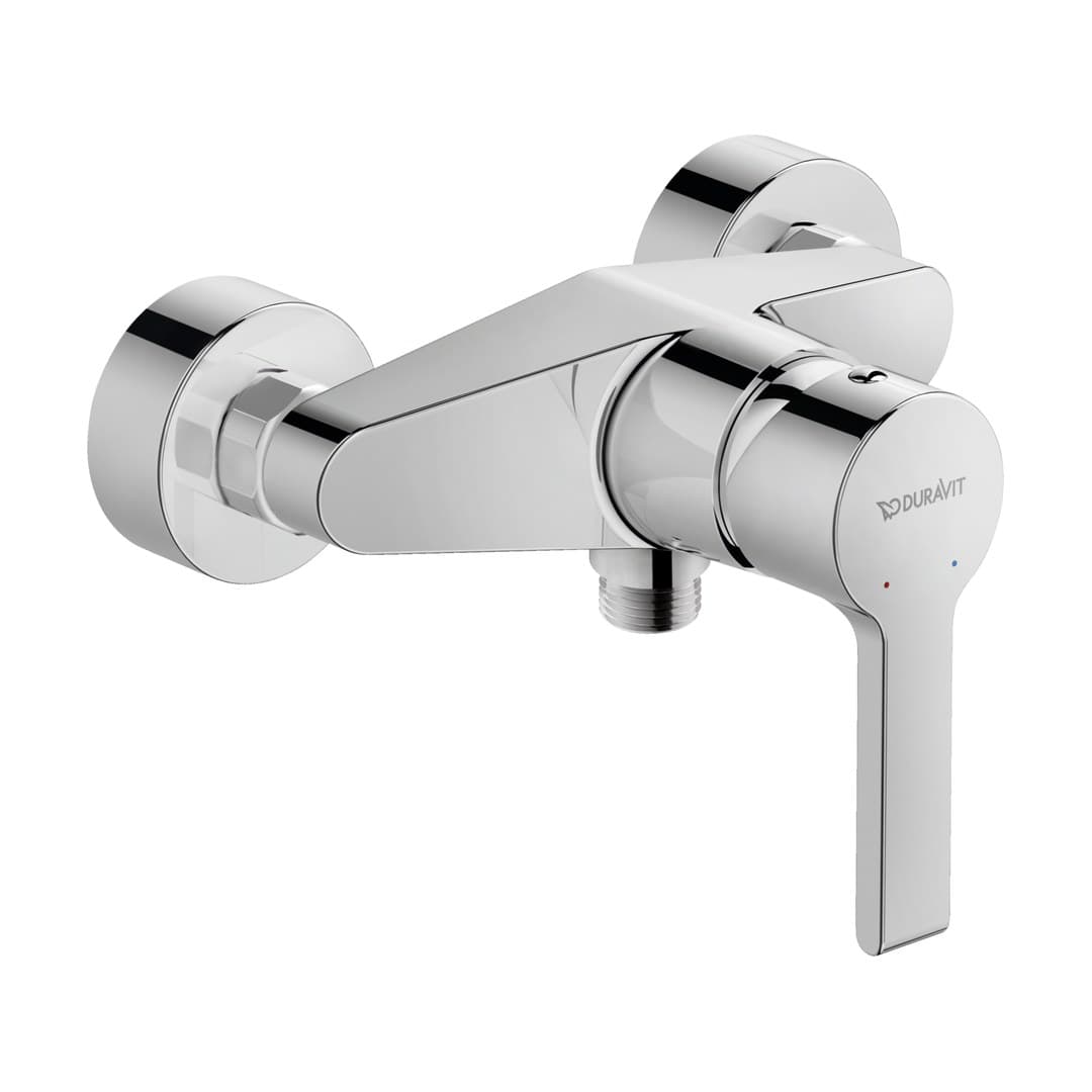 Duravit B.2 – Μπαταρία Λουτρού Τοίχου – για ντους – Chrome High Gloss (B24230000010)