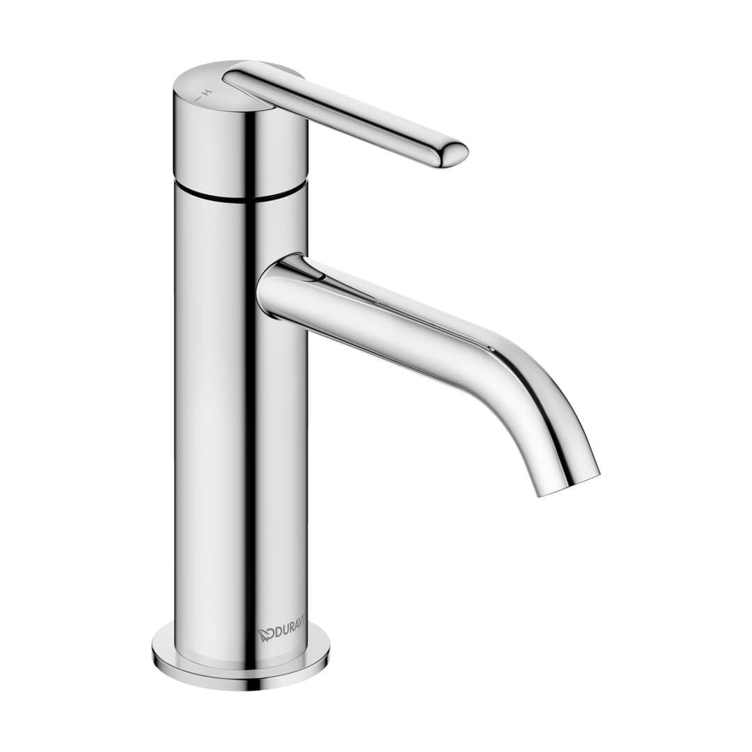 Duravit Balcoon – Μπαταρία Νιπτήρα – S, FreshStart, MinusFlow, χωρίς βαλβίδα – Chrome High Gloss (BA1013002010)
