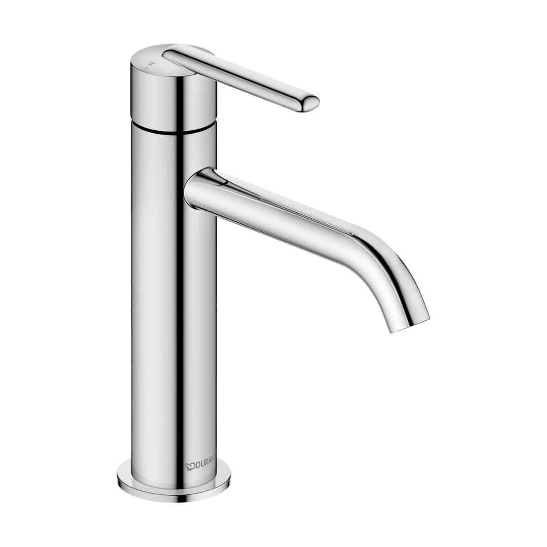 Duravit Balcoon – Μπαταρία Νιπτήρα – M, FreshStart, MinusFlow, χωρίς βαλβίδα – Chrome High Gloss (BA1023002010)