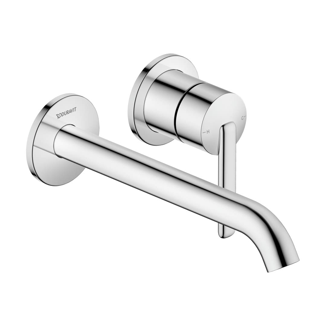 Duravit Balcoon – Μπαταρία Νιπτήρα Τοίχου – Chrome High Gloss (BA1070004010)