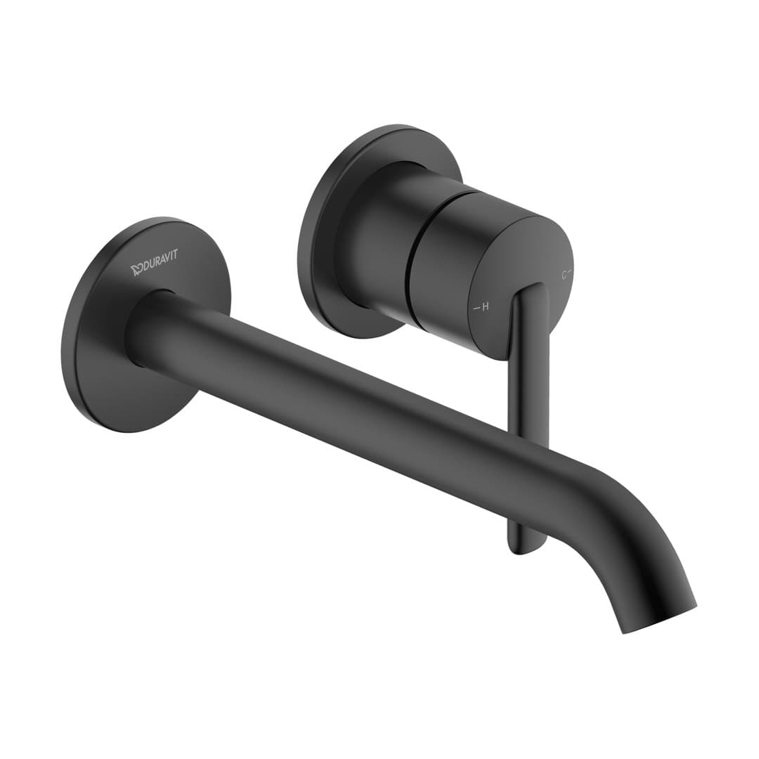Duravit Balcoon – Μπαταρία Νιπτήρα Τοίχου – Black Matt (BA1070004046)