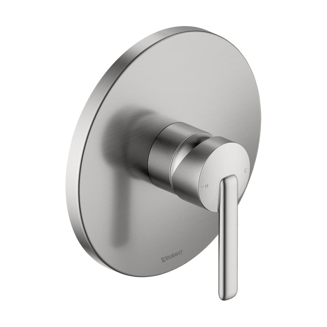 Duravit Balcoon – Μίκτης Εντοιχισμού – 1 έξοδος – Stainless steel Brushed (BA4210010070)