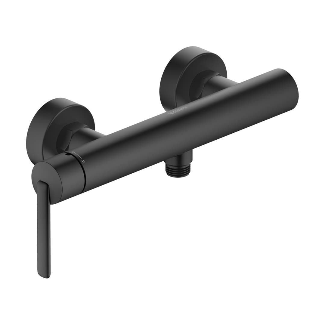 Duravit Balcoon – Μπαταρία Λουτρού Τοίχου – για ντους – Black Matt (BA4230000046)