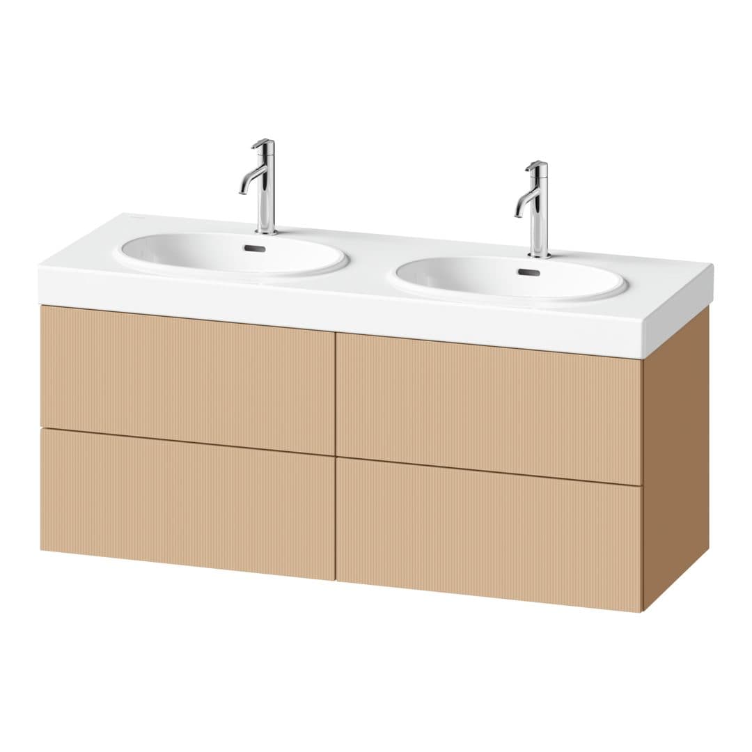 Duravit Balcoon – Έπιπλο Νιπτήρα – 1280 mm, 4 συρτάρια, νιπτήρας κέντρο – Terraccino Structured Matt, Decor (BA47250JHIH0000)