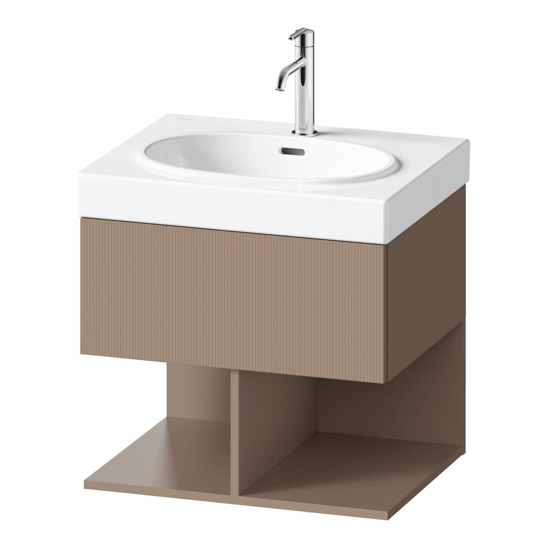 Duravit Balcoon – Έπιπλο Νιπτήρα – 584 mm, 1 συρτάρι, νιπτήρας κέντρο – Umbra Structured Matt, Decor (BA47260JFIF0000)